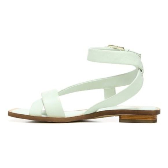 Franco Sarto | Cool Mint Nappa Ema 2 Strappy Leather Sandal EUC Size 9 - Picture 5 of 10